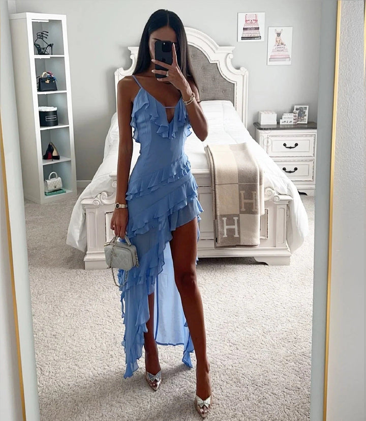 Comfortable solid color dress for women