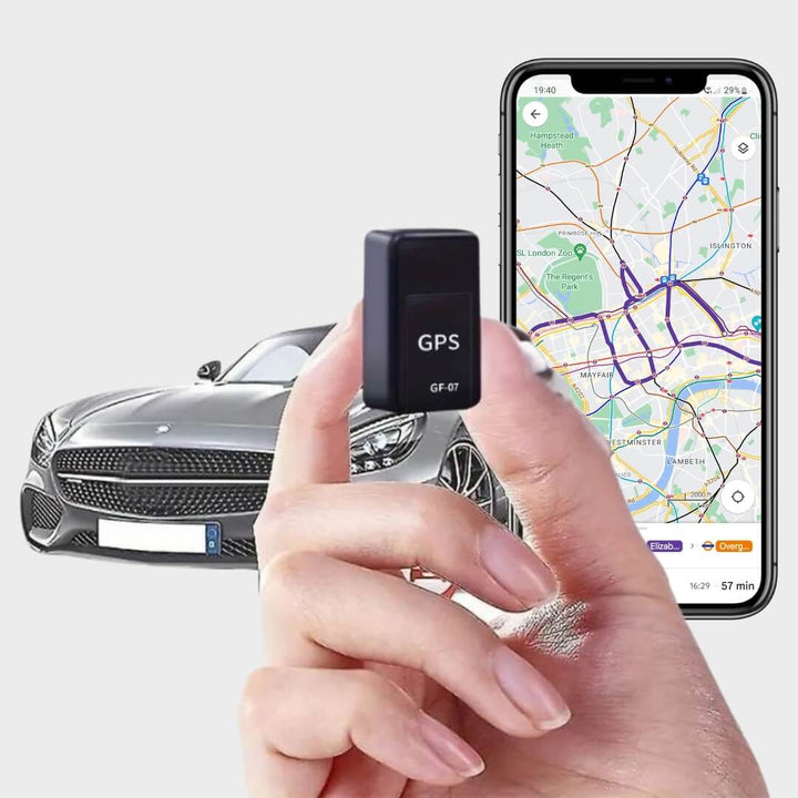 Magnetisk GPS-sporer for bil og bagasje