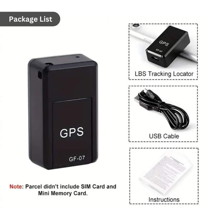 Magnetisk GPS-sporer for bil og bagasje