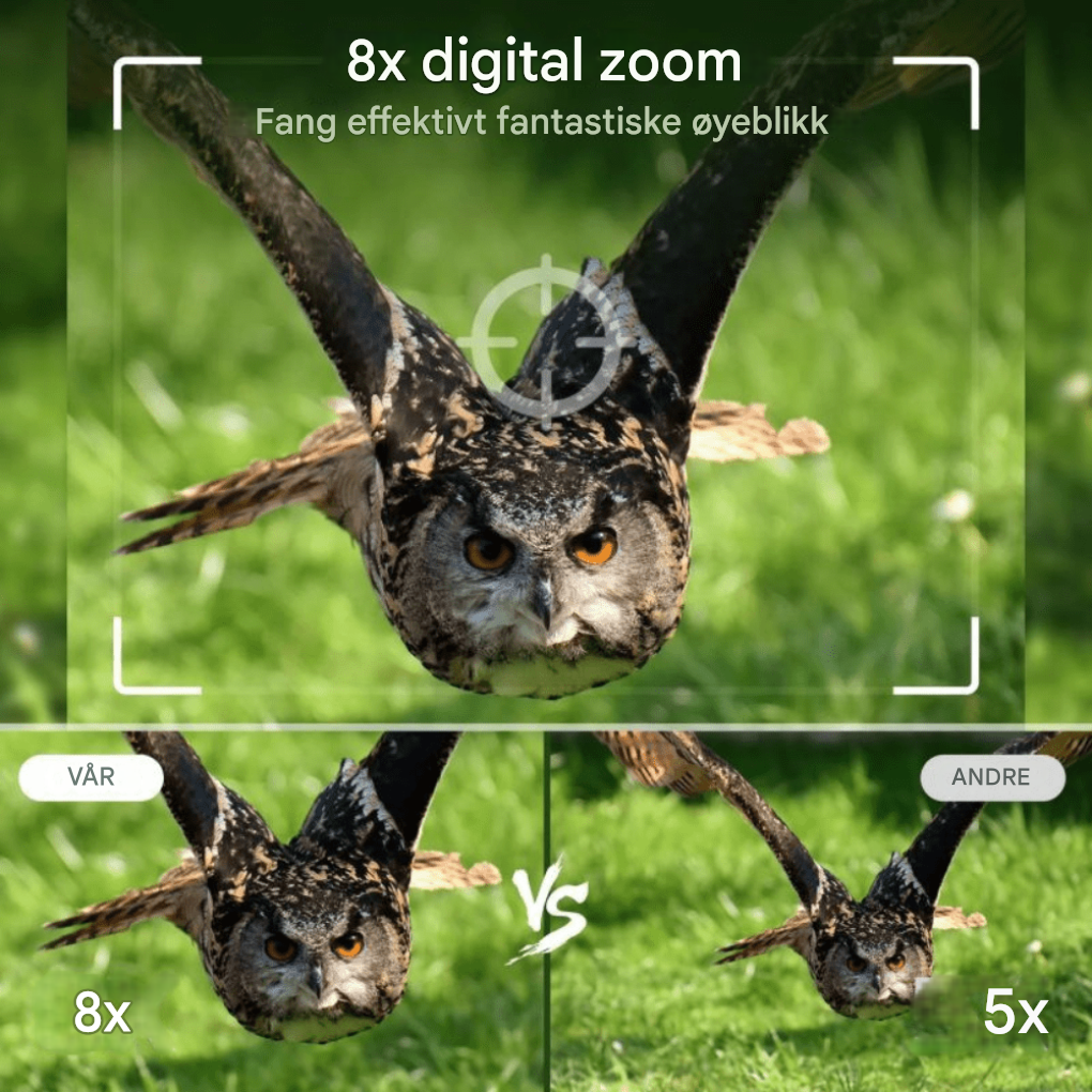 Ultra HD nattsyns-kikkert med IR