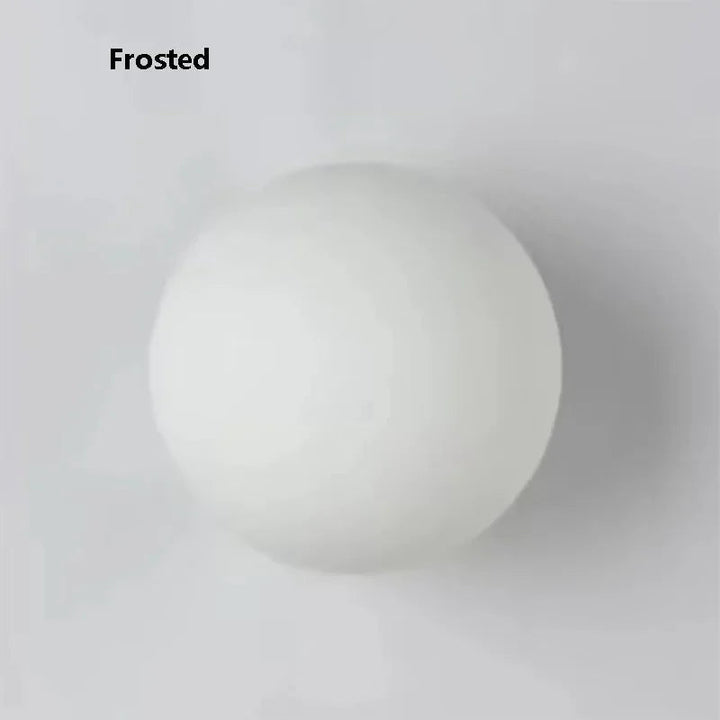 Vegglampe i Frostet Glass