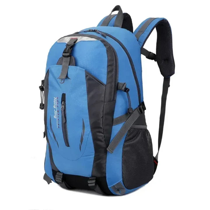 Waterproof outdoor travel backpack with multiple compartments