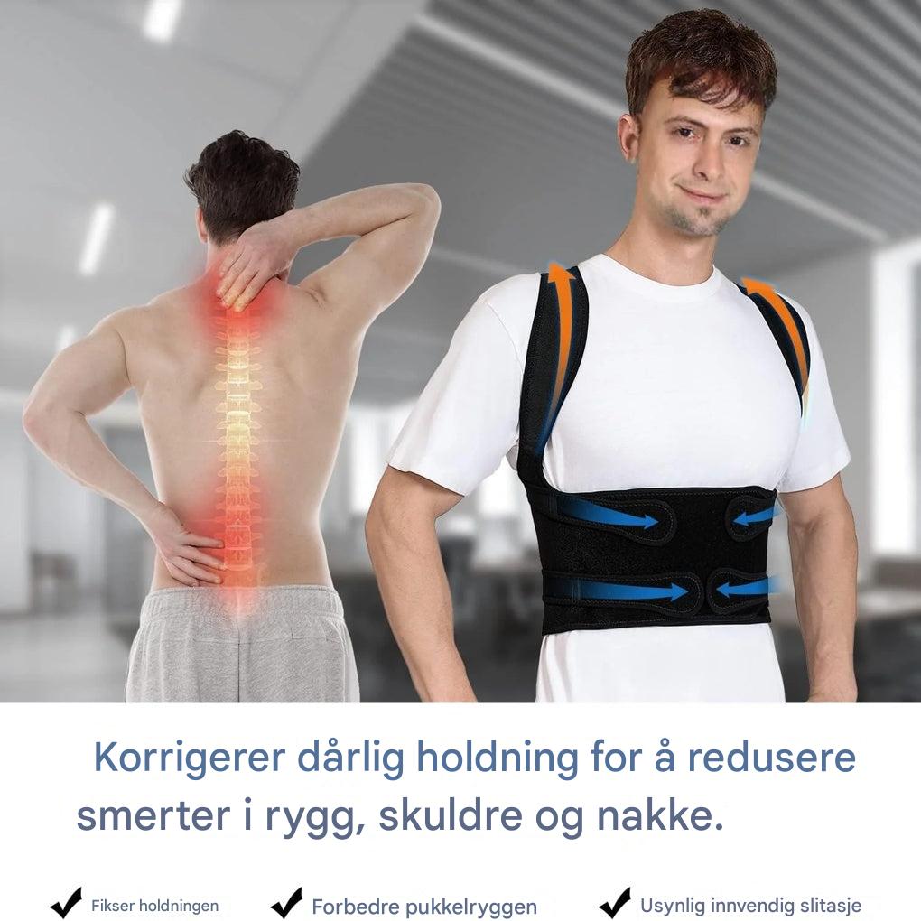 Justerbar ryggstøtte – Støtte for holdningskorrigering