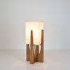 Gulvlampe i valnøtt | Minimalistisk og koselig