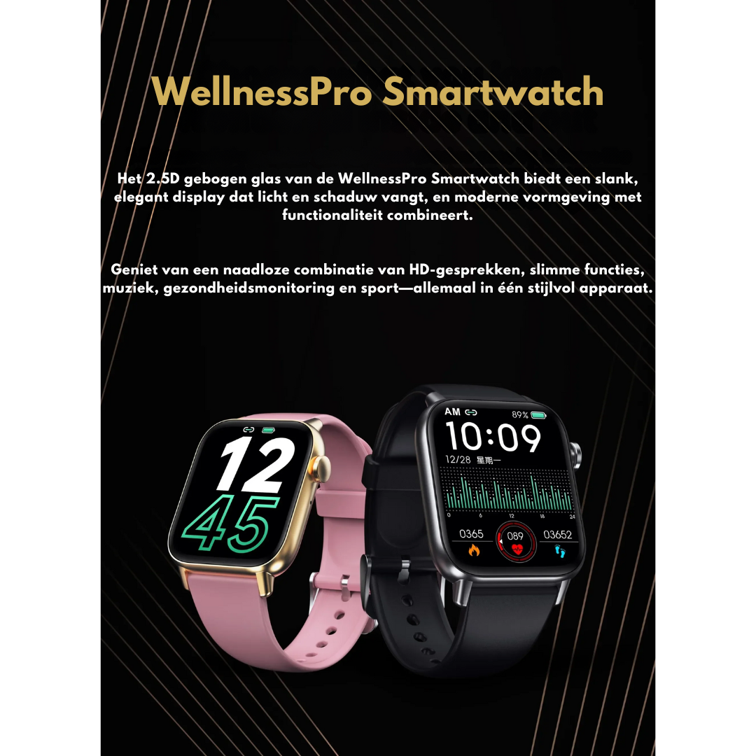 Smartklokke med skritt-, puls- og søvnmåling