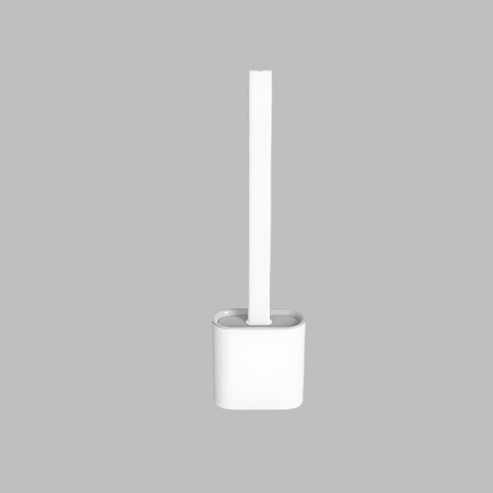Flexible detachable silicone toilet brush