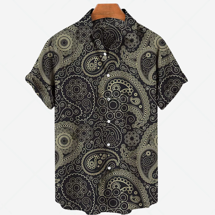 Casual short-sleeved shirt with print – effortless style for any occasion