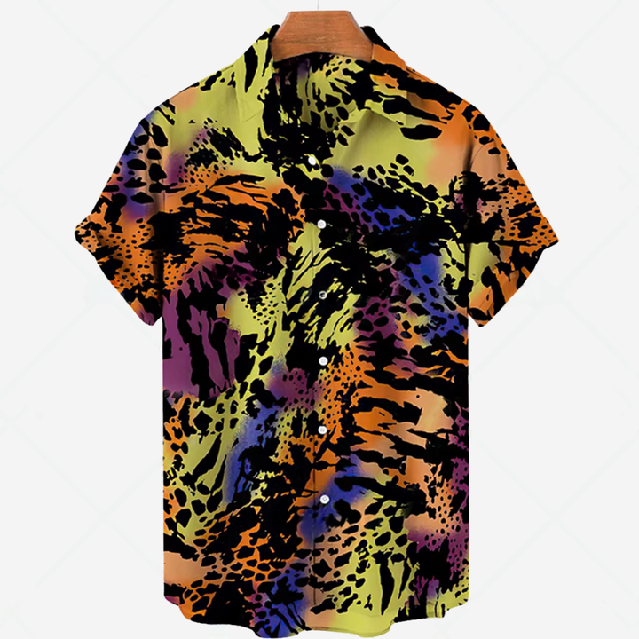 Casual short-sleeved shirt with print – effortless style for any occasion