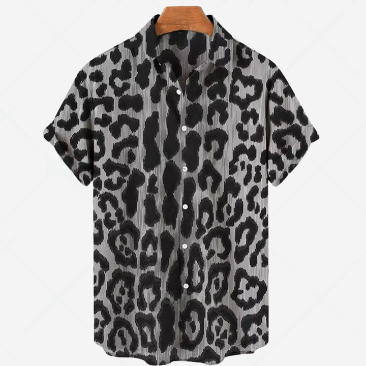 Casual short-sleeved shirt with print – effortless style for any occasion