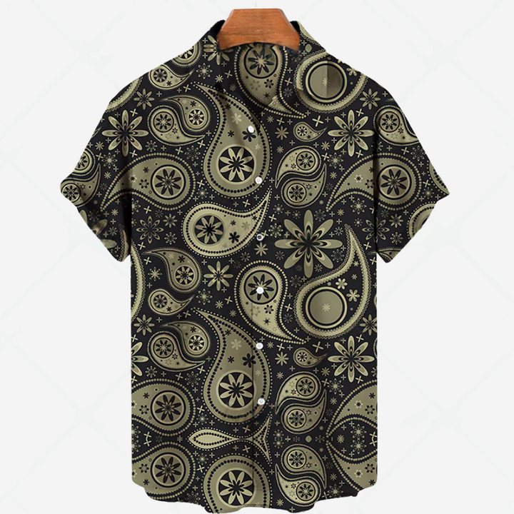 Casual short-sleeved shirt with print – effortless style for any occasion