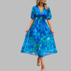 Women's dress with V-neck – relaxed summer comfort