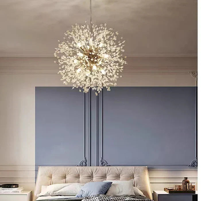 Eksklusiv krystallysekrone – Elegant taklampe for raffinerte interiører