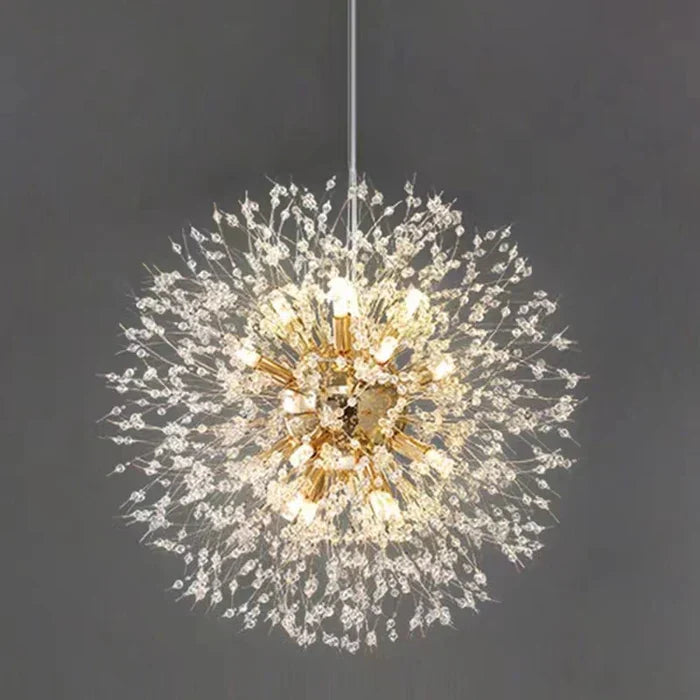 Eksklusiv krystallysekrone – Elegant taklampe for raffinerte interiører