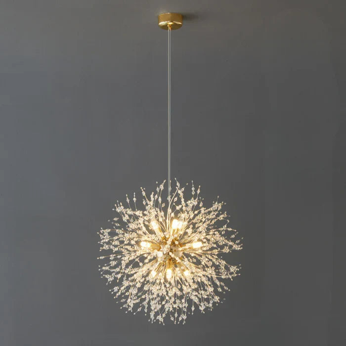 Eksklusiv krystallysekrone – Elegant taklampe for raffinerte interiører