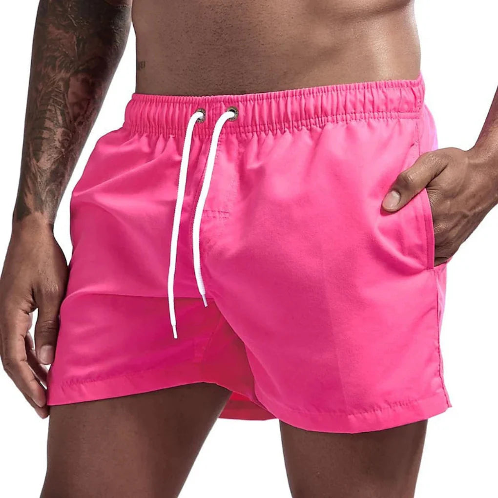 Men's swim shorts with quick-dry